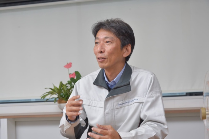 横尾健志。レシプロエンジン開発チームとの関係強化に奔走した(撮影:橋本正弘)