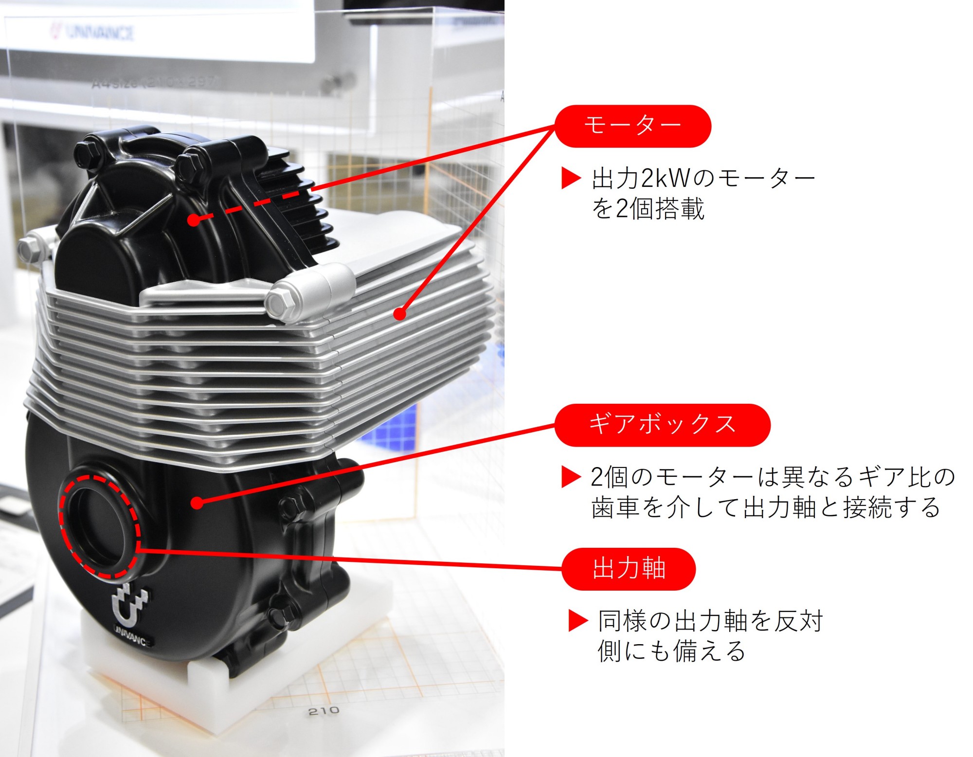 ユニバンスが小型電動アクスル、汎用モーター活用しニッチ市場で勝負 | 日経クロステック（xTECH）