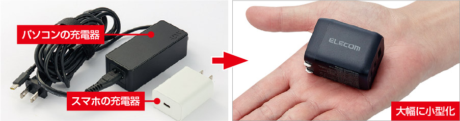 パソコンやスマホの充電器を1つにまとめよう、宿泊先では電源タップ 
