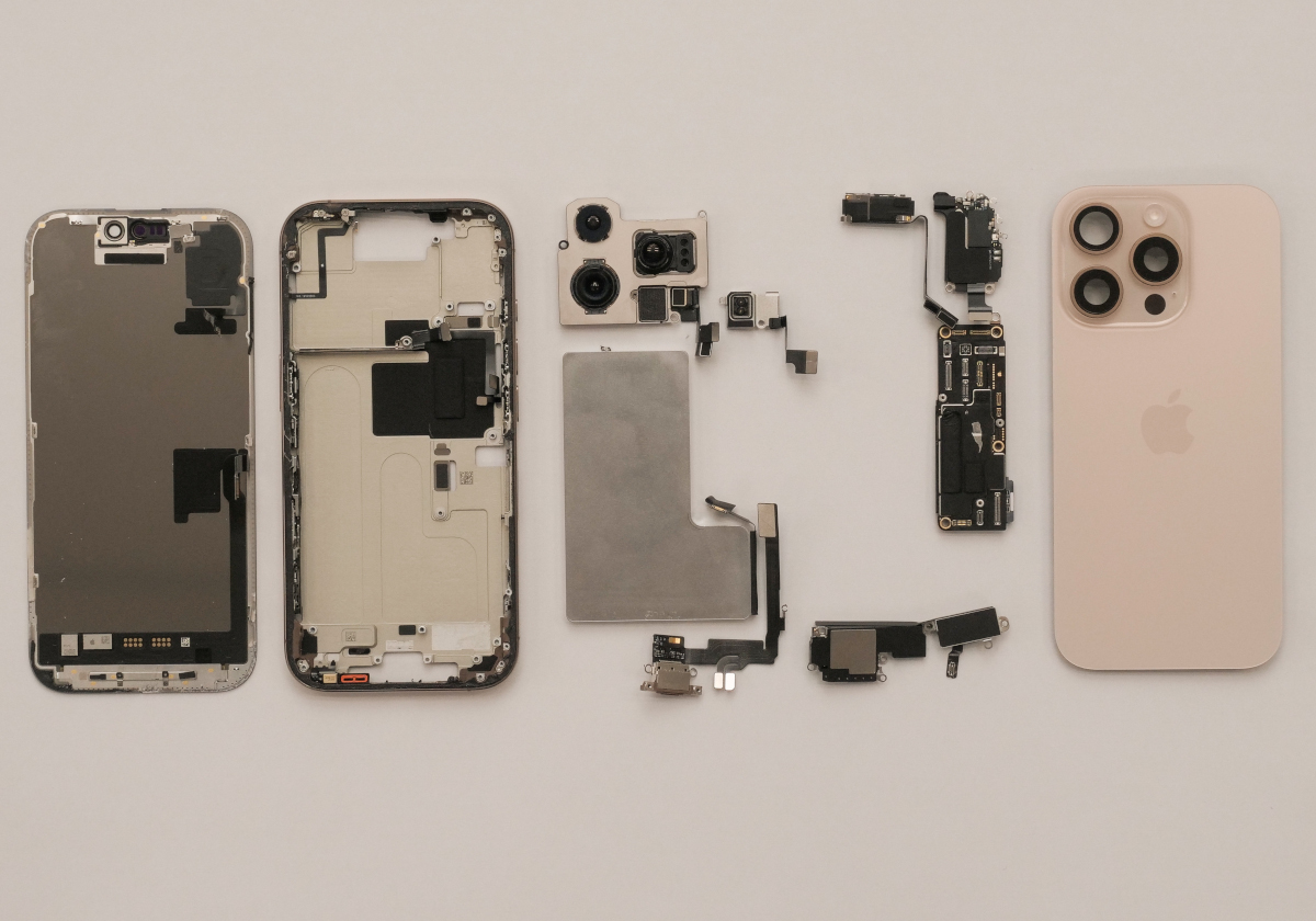 iPhone Proもついに修理しやすい構造に、16 Proシリーズ分解（3ページ