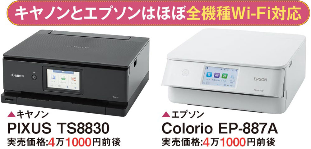 スマホからプリンターに直接印刷、無線接続でスキャンもOK | 日経