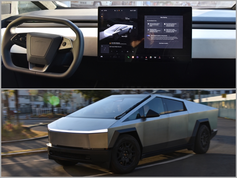 シフトレバーもなくしたCybertruck、使い勝手に不満あり