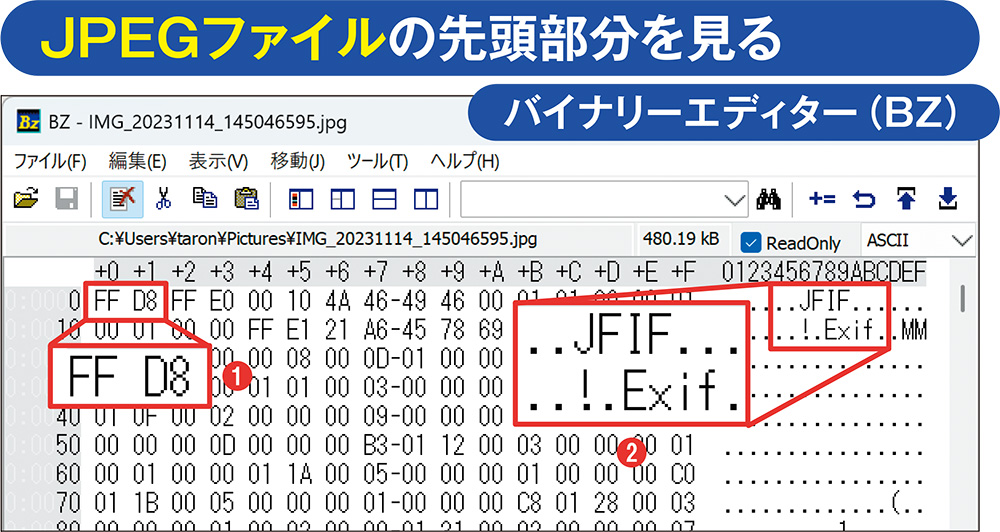 JPEGは「非可逆圧縮」、画像・動画ファイルの規格にはデータ量を減らす