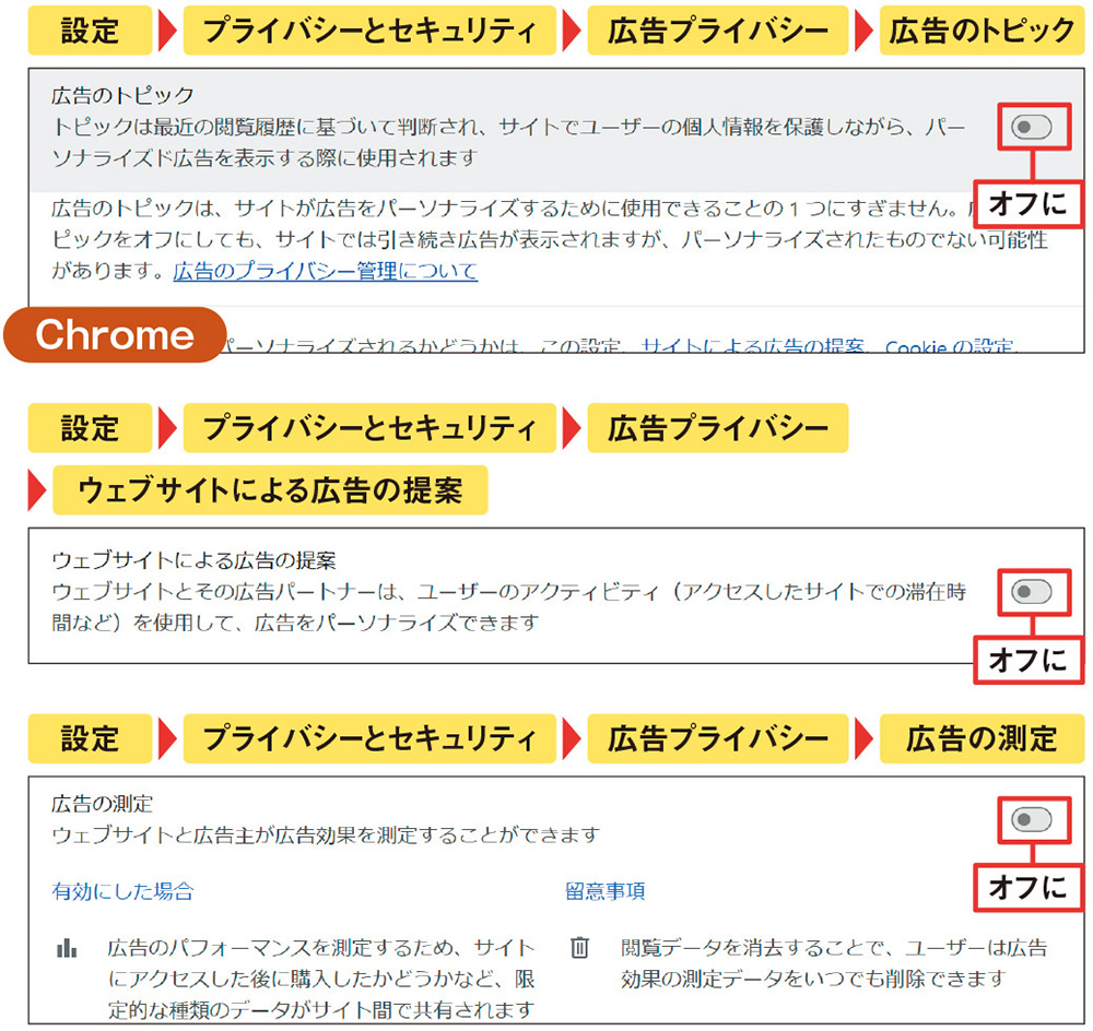ブラウザーの標準機能で悪質な広告を除去、「トラッカー」もブロック