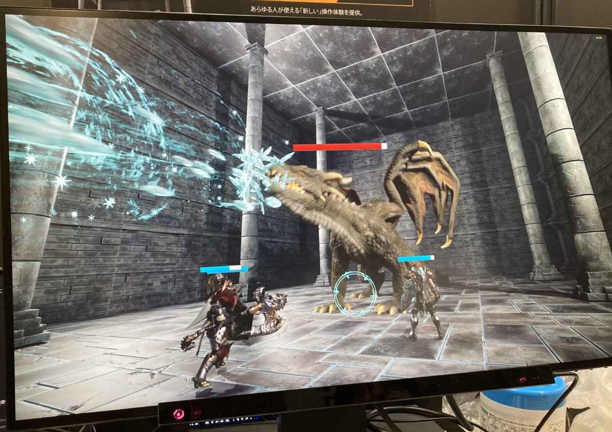 視線と脳波で操作し魔法の発射を体験できるゲーム、東京ゲームショウで