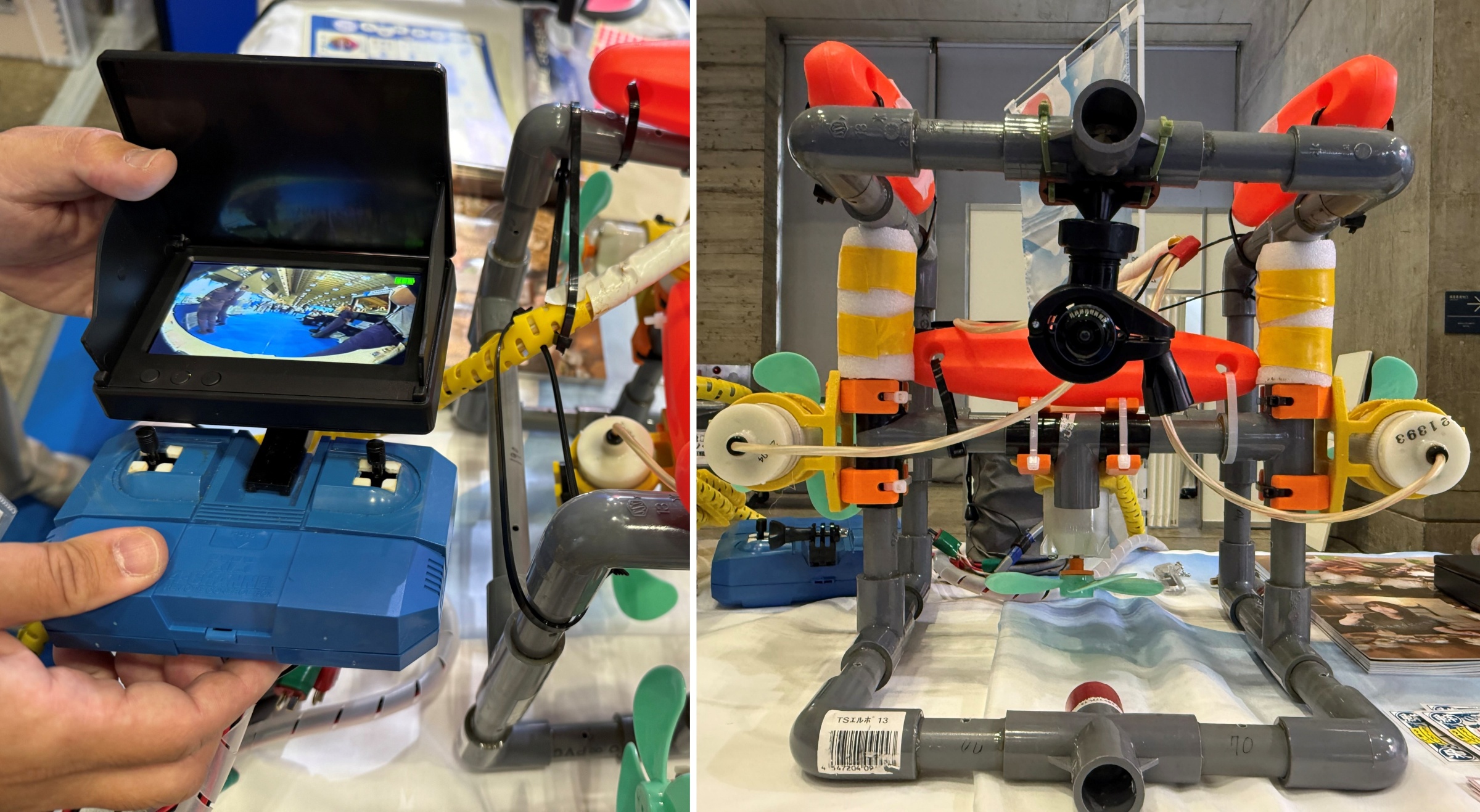 50m潜航の水中ドローン、製作費わずか3万円 船体検査や養殖向け | 日経