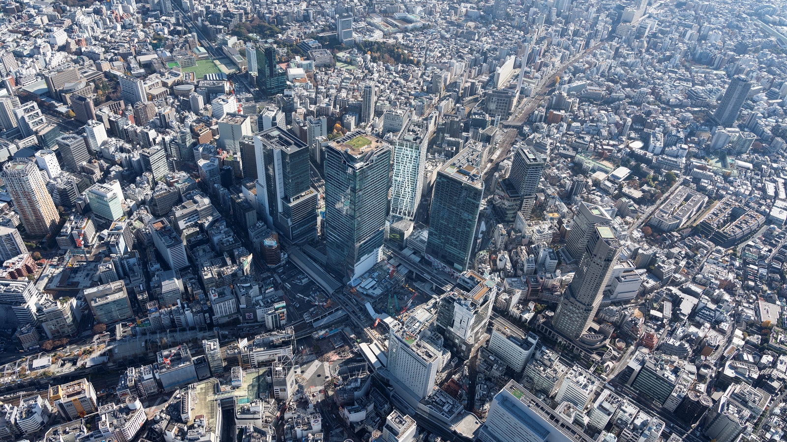 空撮で見る渋谷・新宿・池袋の大改造、ハチ公周辺再開発は&ldquo;最終章&rdquo;へ