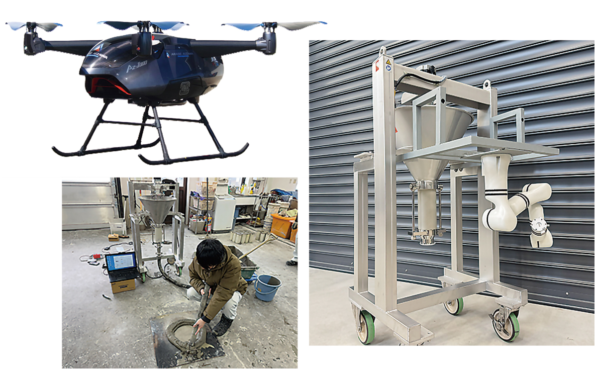 空飛ぶ3Dプリンター」28年に実用化へ、海上や山でコンクリート積層