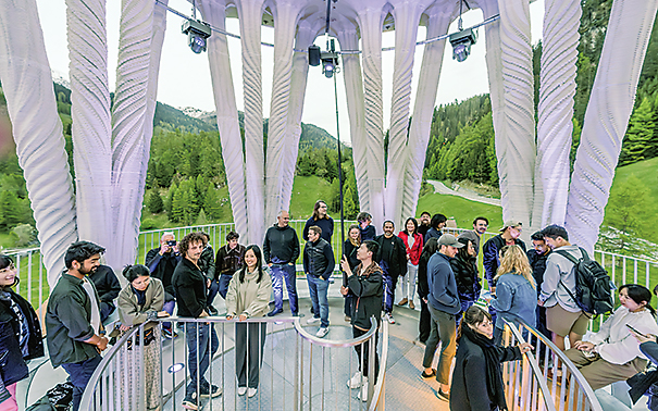 最高層の劇場空間（写真：Hansmeyer/Dillenburger）