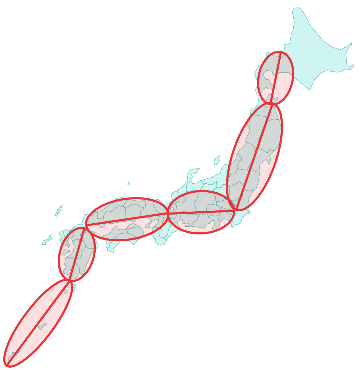 伝送路の3ルート化のイメージ
