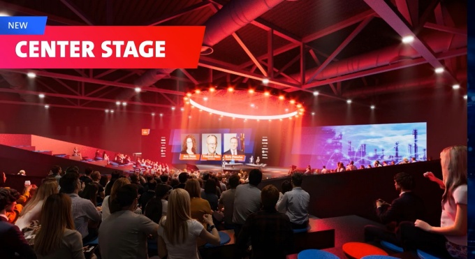 2026年のハノーバーメッセでは、基調講演などを新たに設けた「センターステージ」に集約した(出所:Deutsche Messe)
