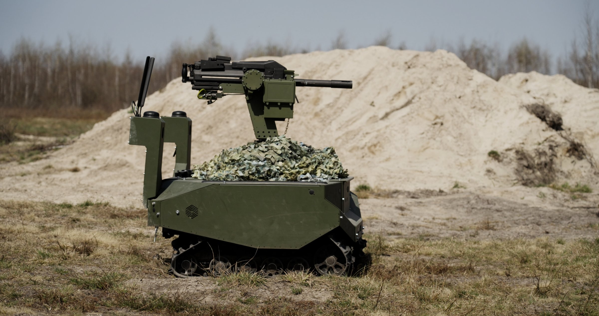 UGVはウクライナで運用されている（出所：ARX Robotics）