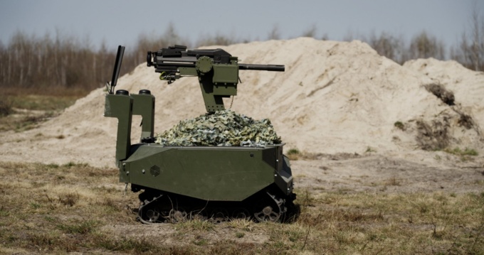 UGVはウクライナで運用されている(出所:ARX Robotics)