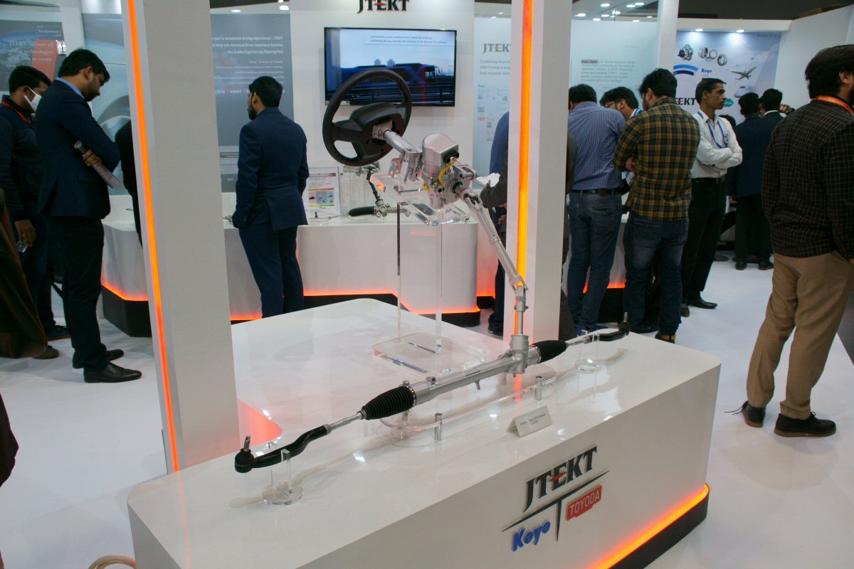 ジェイテクト・インディアが「デリーモーターショー2020（Auto Expo 2020）」で展示したC-EPS