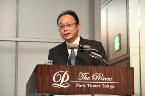 2020年2月18日、「東京デジタルイノベーション2020」で講演する前田建設工業の三島徹也ICI総合センター長