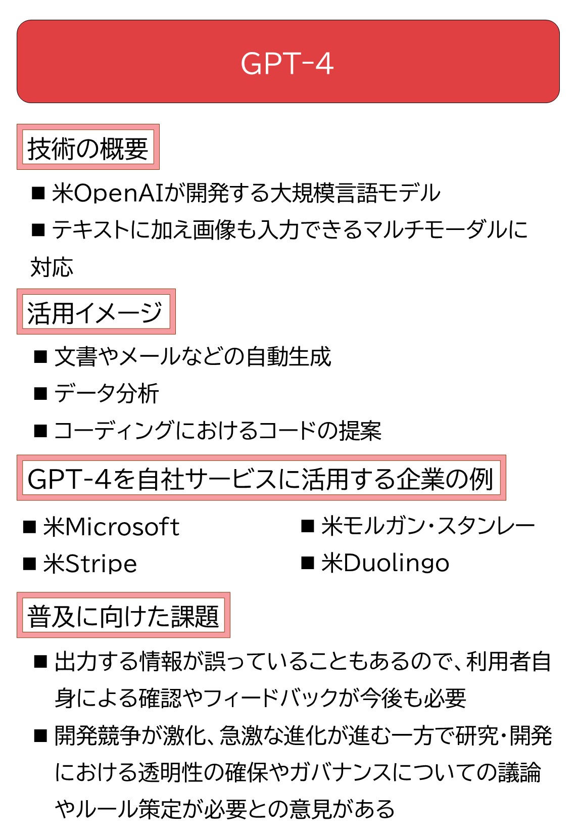 各業界で活用急拡大の「GPT-4」、GPT-3.5よりどう賢くなった