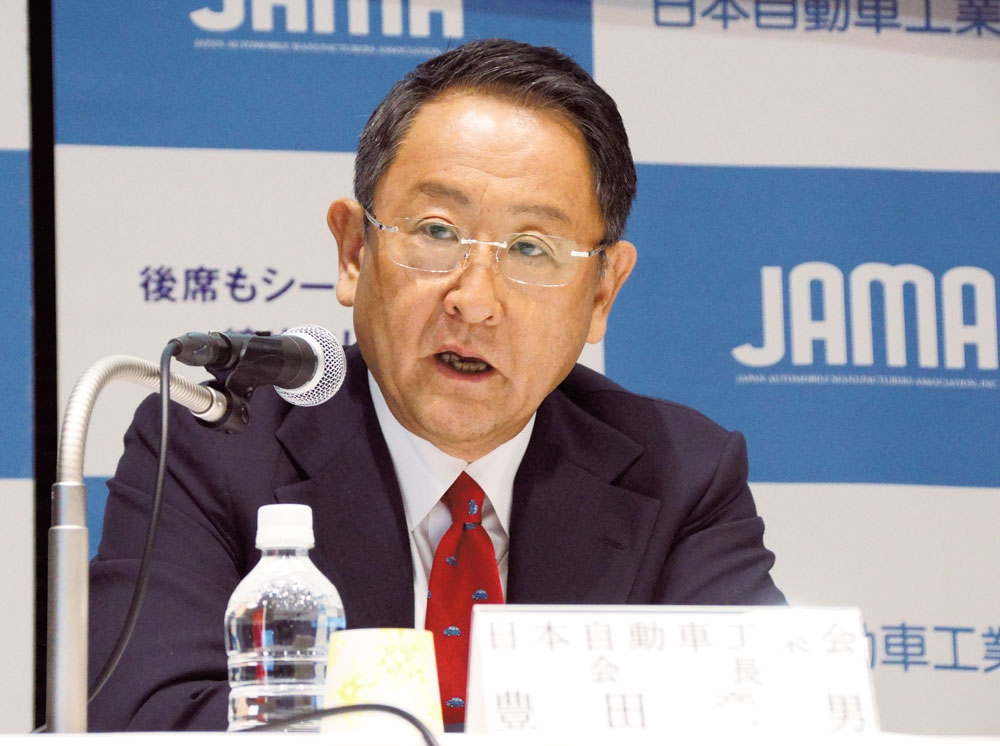 JAMA会長の豊田章男氏