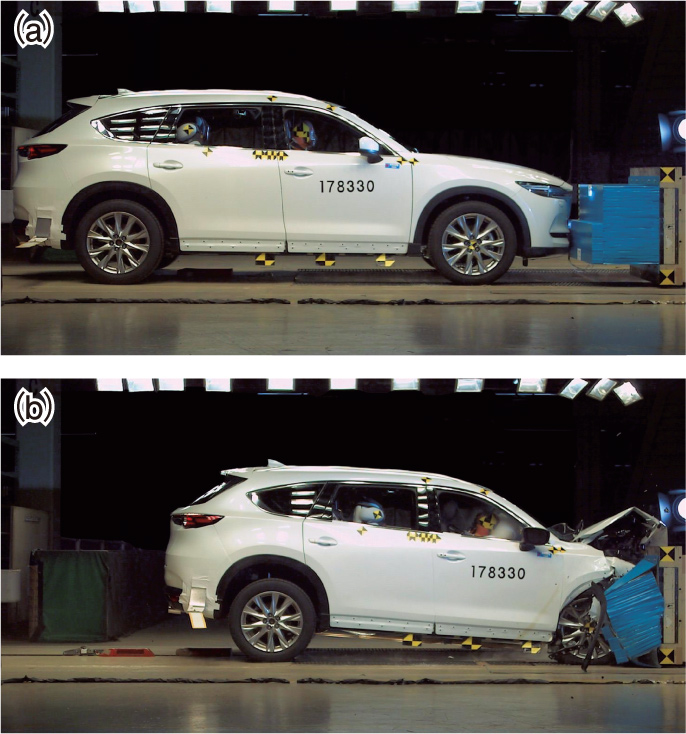 マツダ「CX-8」の衝突安全、ぶつかっても乗員を守る（4ページ目