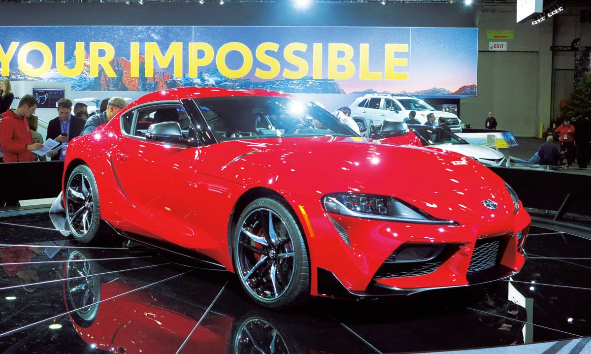 図1 トヨタ自動車の新型「スープラ」