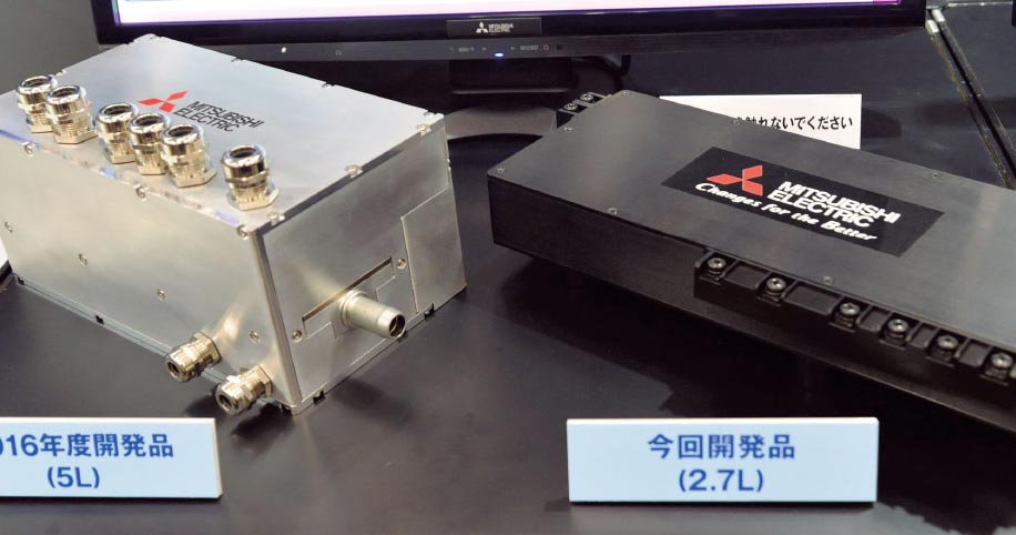 三菱電機、業界最小のSiCインバータ内蔵EV用モータを開発 | 日経クロス