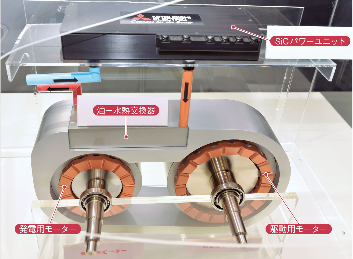 磁石を非対称に配置して性能向上、三菱電機のHEV向けモーター | 日経