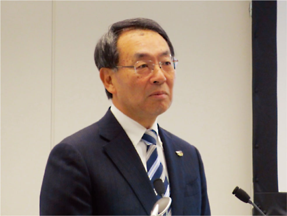 図1　パナソニック 代表取締役社長の津賀一宏氏