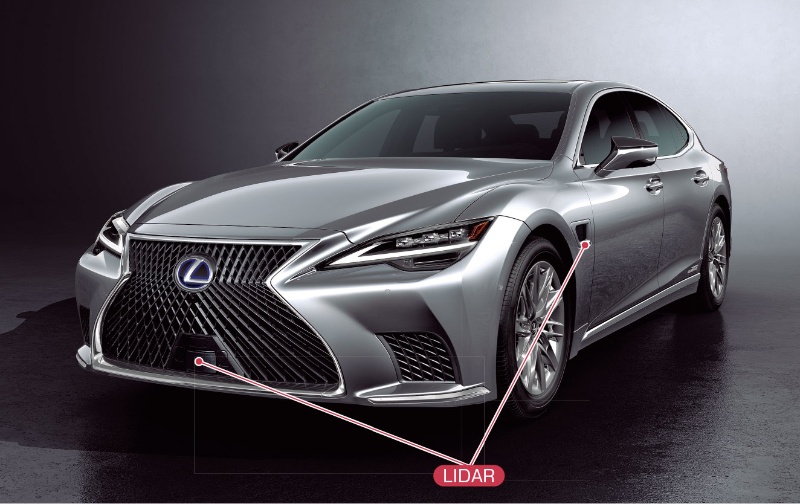トヨタが異例のlidar4個 年冬発売 レクサスls で 日経クロステック Xtech