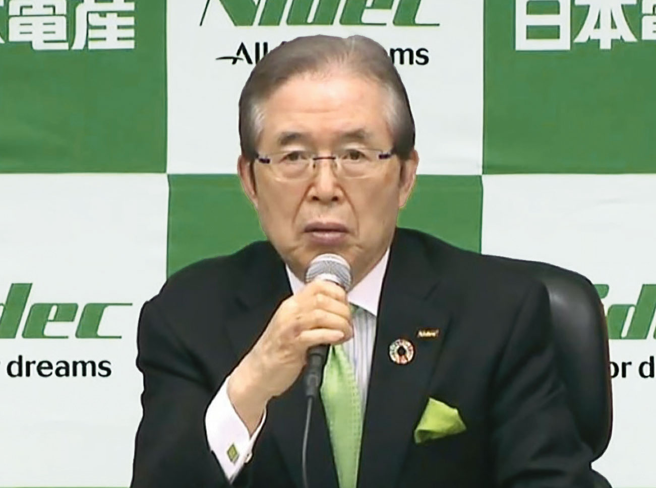 図1　日本電産のCEOに復帰した同社会長の永守重信氏