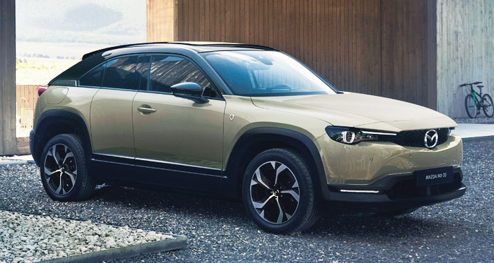 図1　マツダのPHEV「MX-30 e-SKYACTIV R-EV」