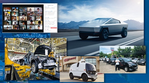 写真:ホンダ、ニューロ、テスラ、トヨタ自動車