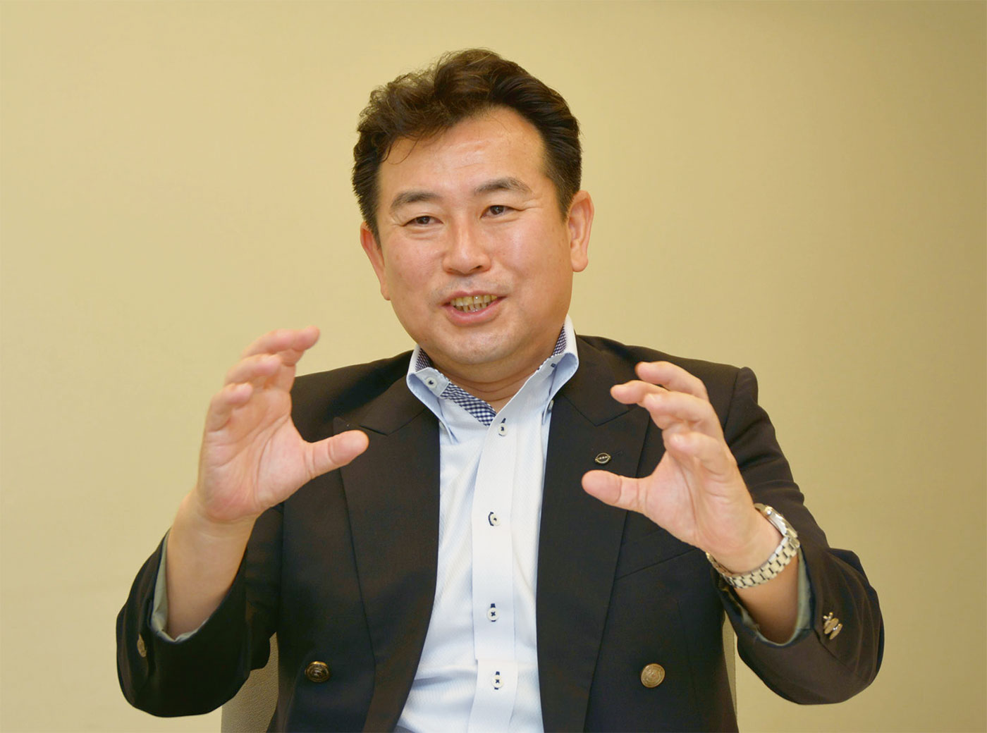 図2　アリアの開発責任者の中嶋光氏