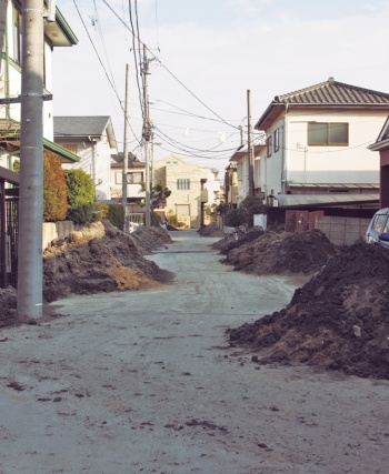 〔写真1〕東日本大震災で広範囲が液状化
