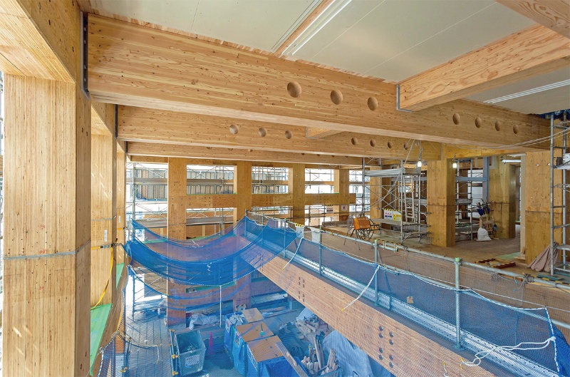 純木造高層ビル 建て方の要諦 日経クロステック Xtech