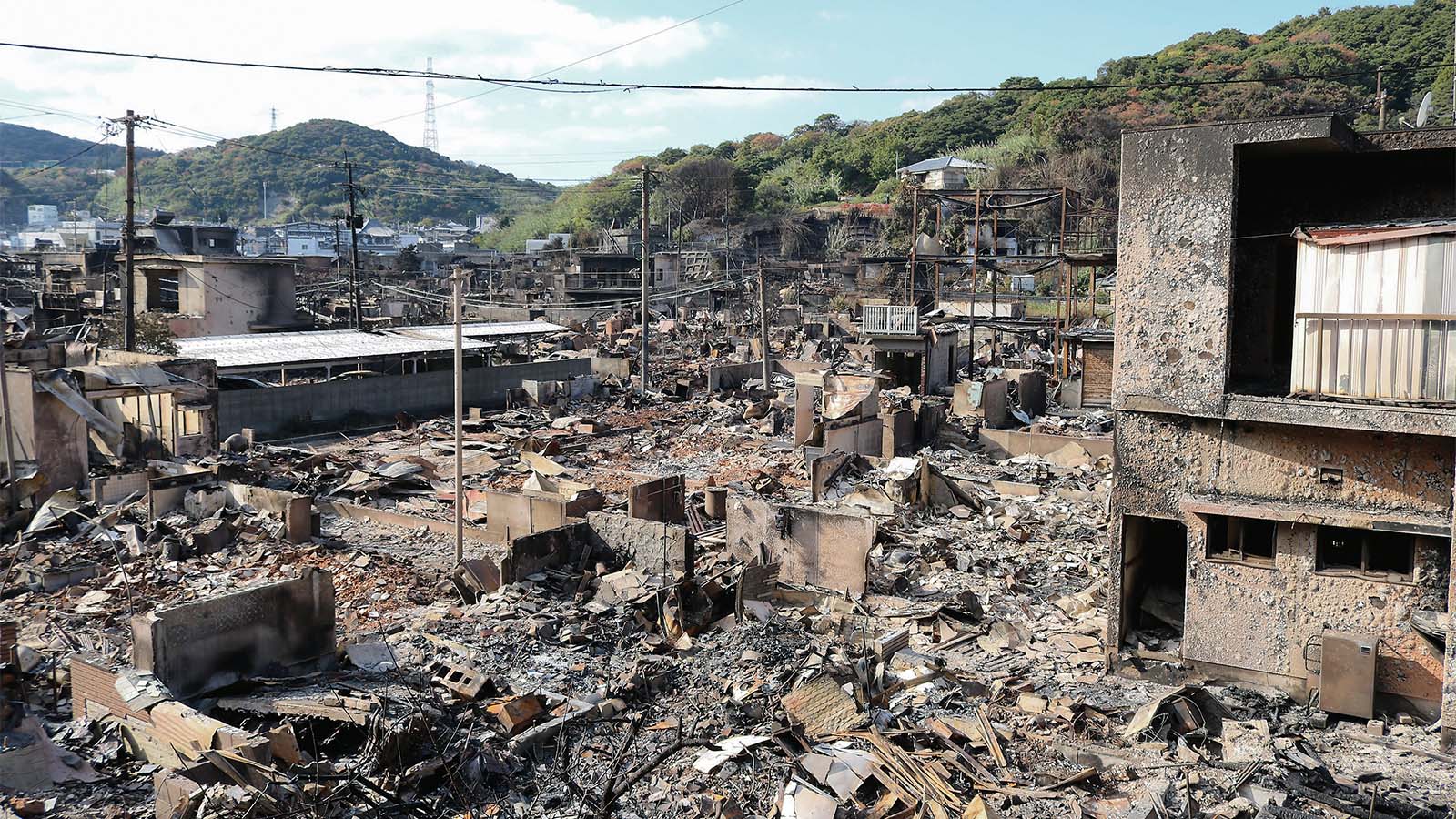 大分市佐賀関で大規模火災