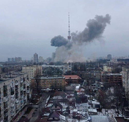 〔写真1〕激化するウクライナへの攻撃