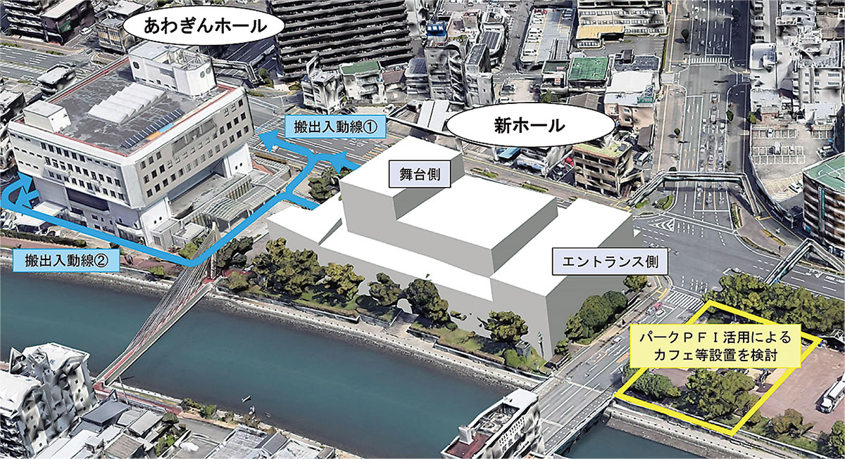 設計済みの徳島県立ホール、建設地変更へ | 日経クロステック（xTECH）