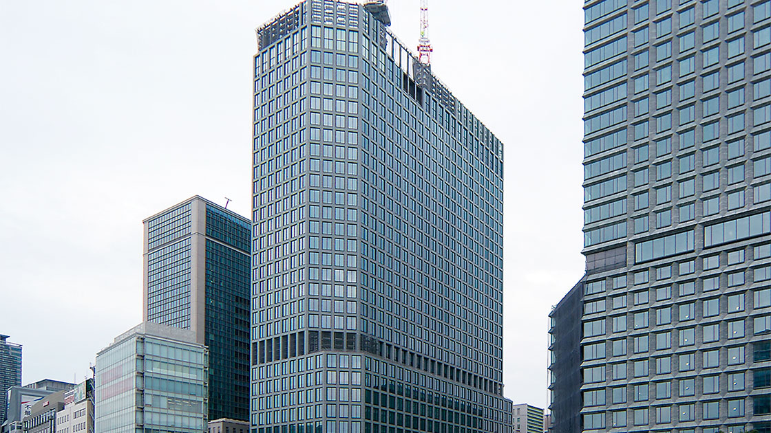 大阪の150mタワー「淀屋橋ステーションワン」、25年5月の竣工目指す駅