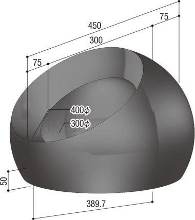 〔図1〕試作プランターの3次元CAD図面