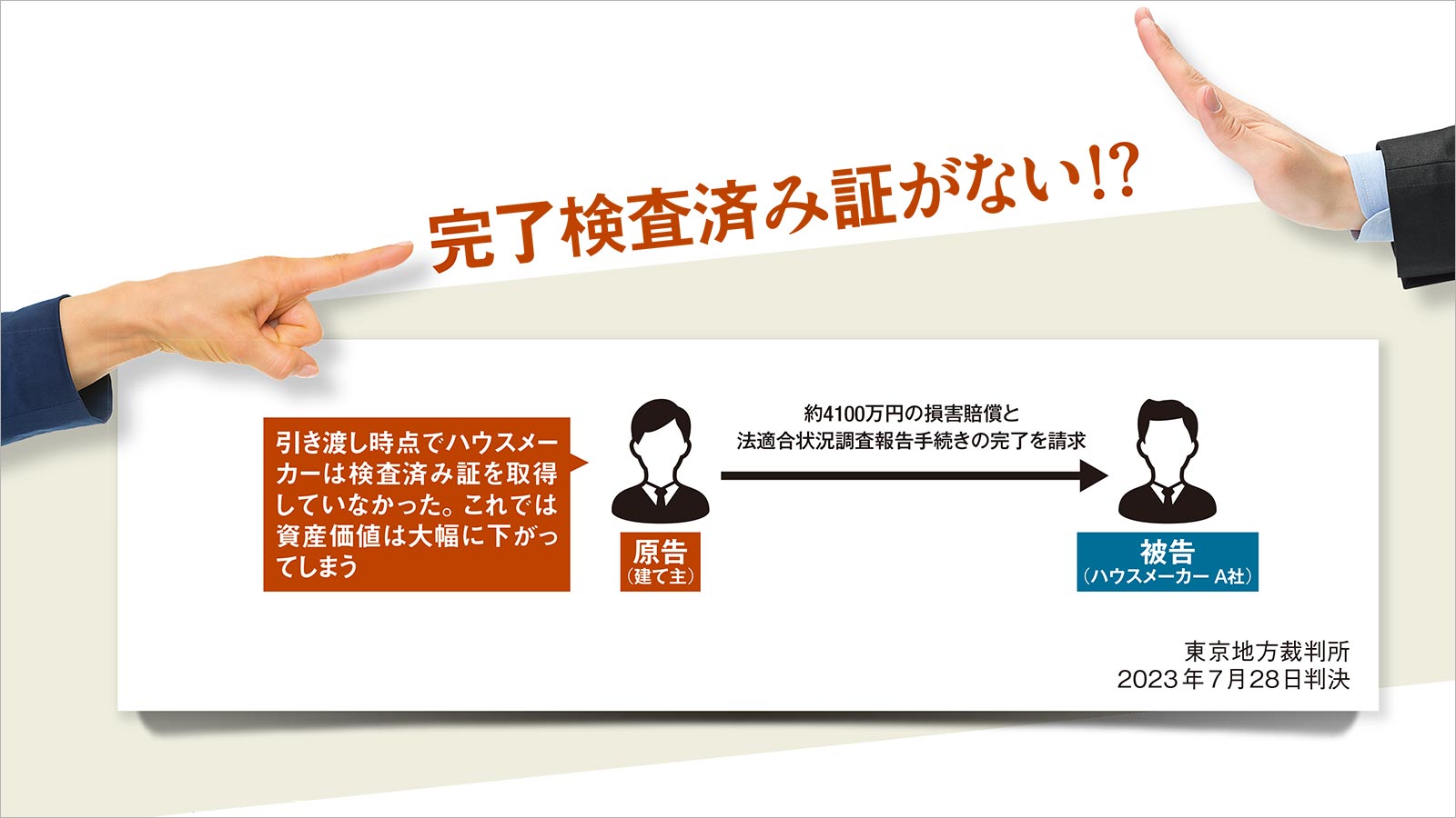 戸建て住宅の検査済み証未取得が裁判沙汰に、建て主が賠償請求も時効で