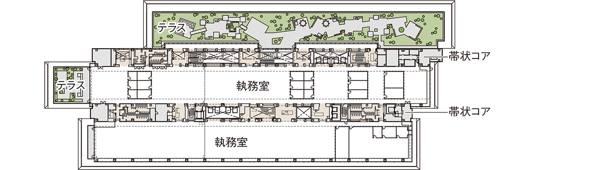 全長150m無柱空間の新本社（4ページ目） | 日経クロステック（xTECH）