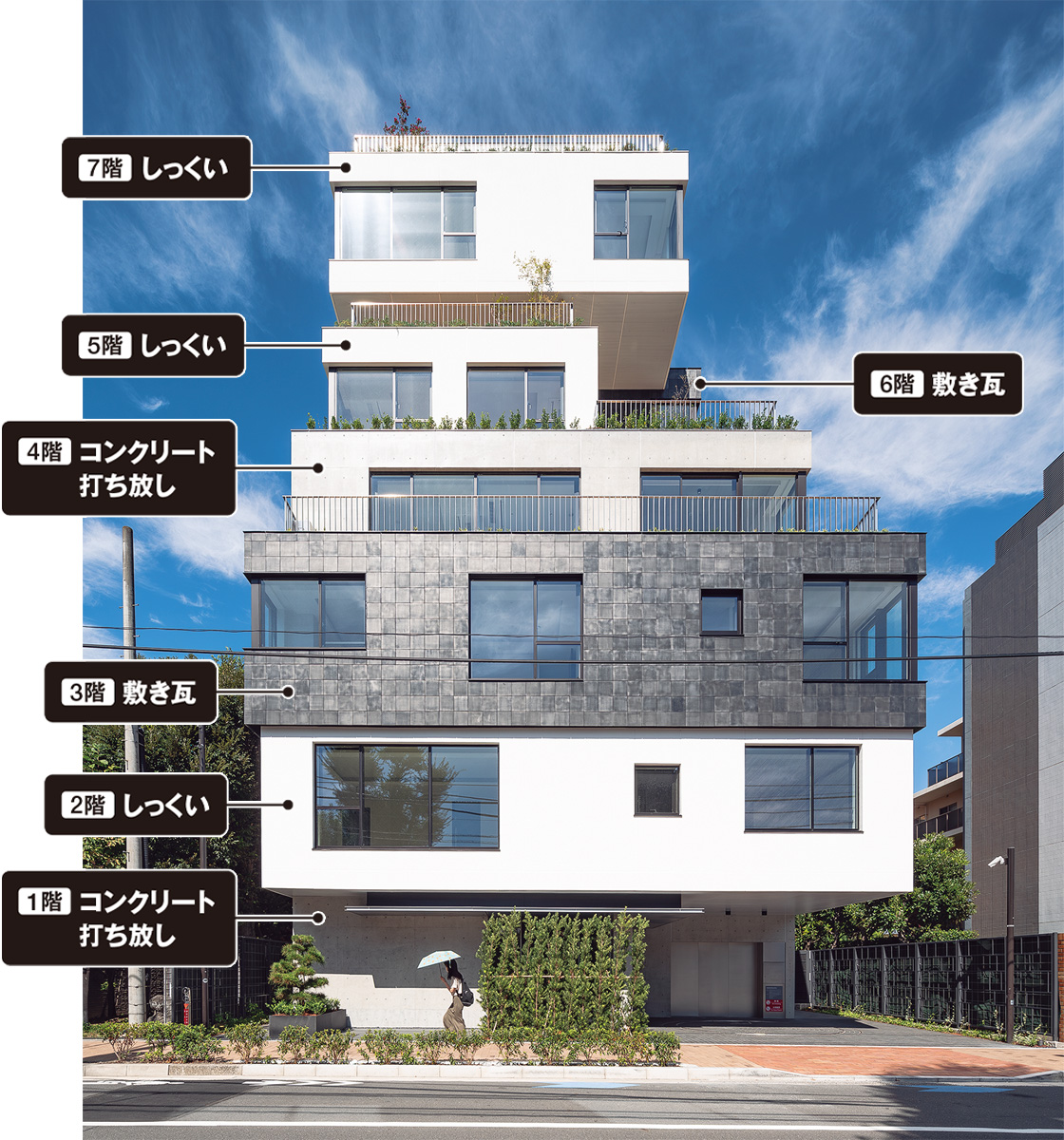 住戸をずらして積んだ「城」 | 日経クロステック（xTECH）