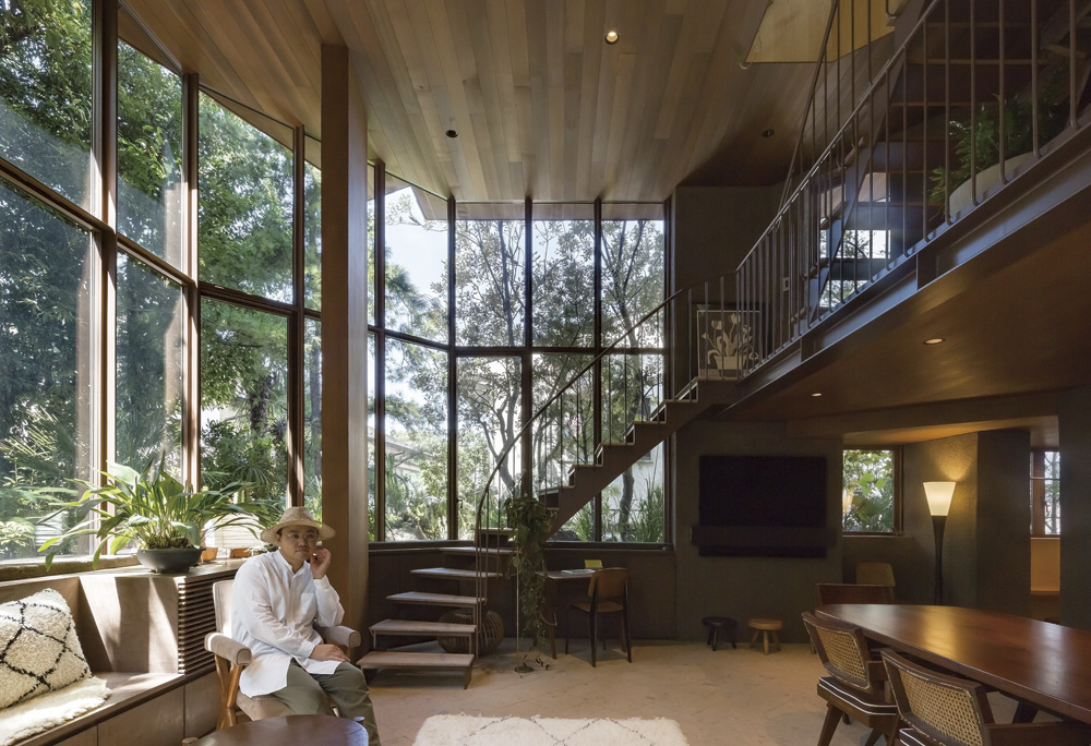 開発前の自然を再生 大開口で境界をなくす | 日経クロステック（xTECH）