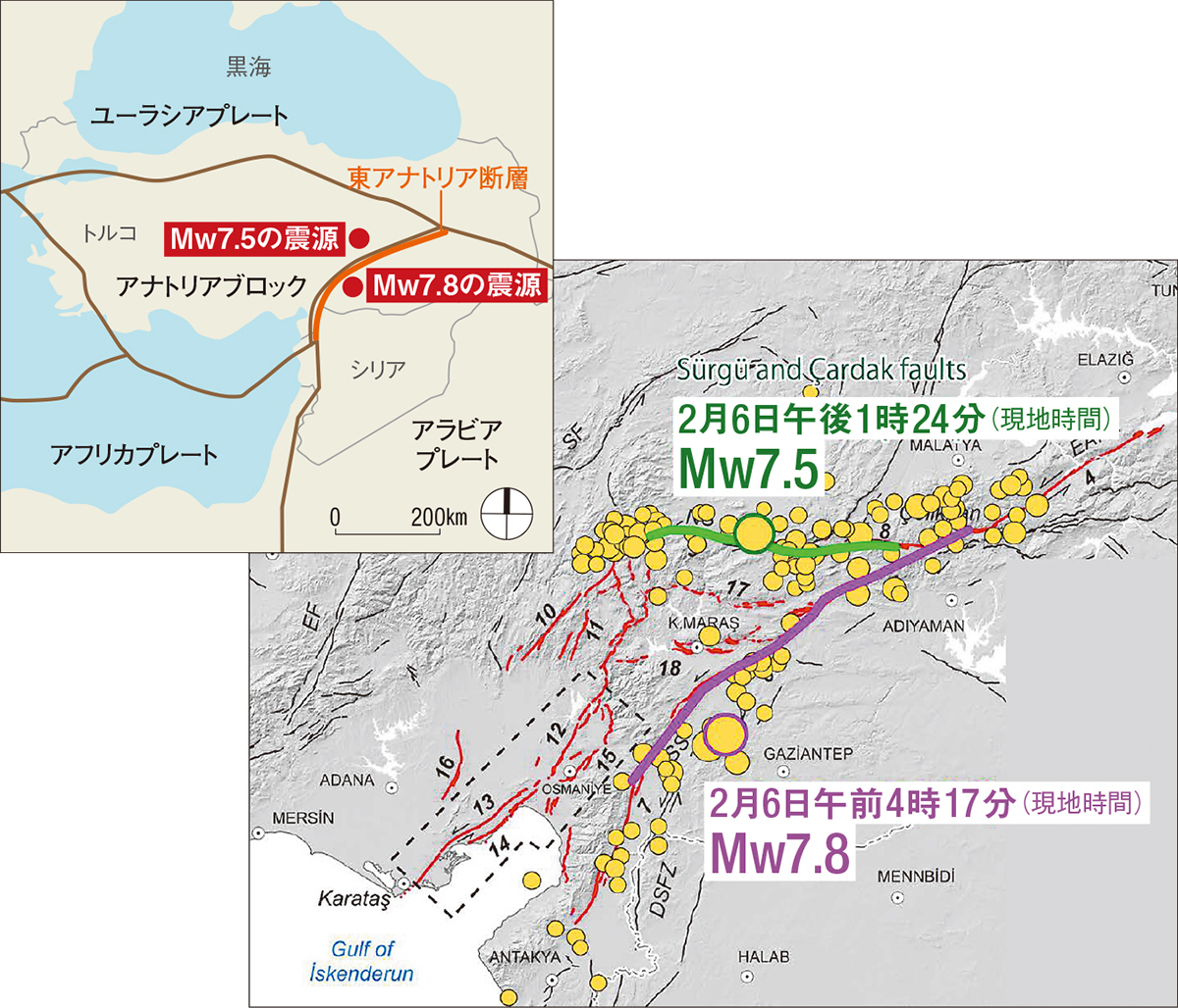 M7クラスの地震が2連発、300kmに及ぶプレート境界で破壊 | 日経クロス