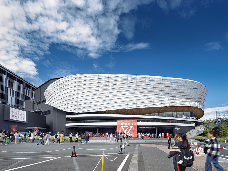 スポーツ・エンタメを両にらみ、アリーナとららぽーとのシナジー