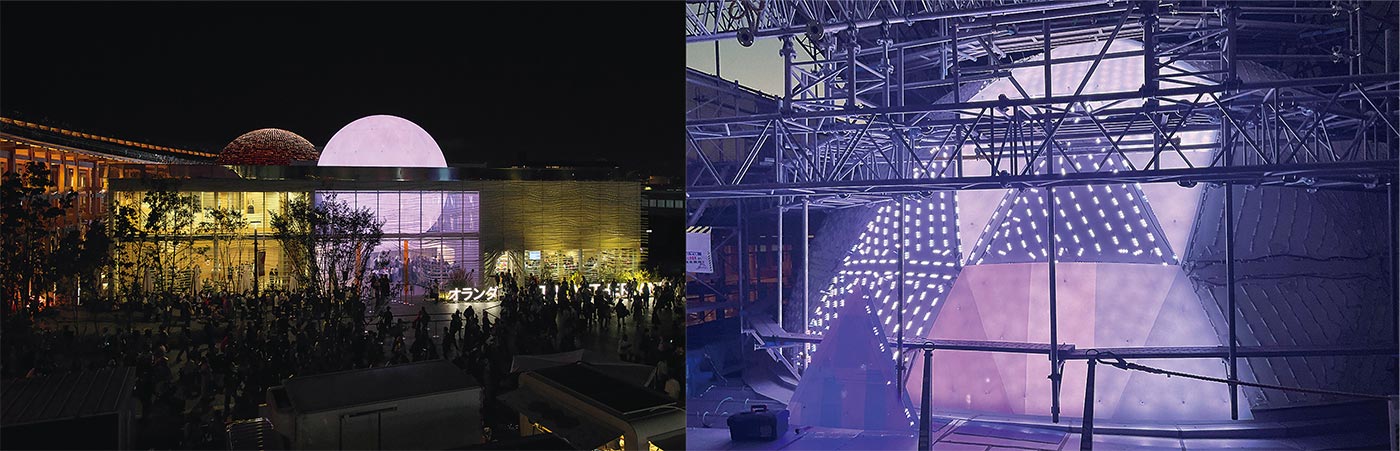 完全球体が浮かぶ「オランダ館」、移設前提の建築が淡路島で再生