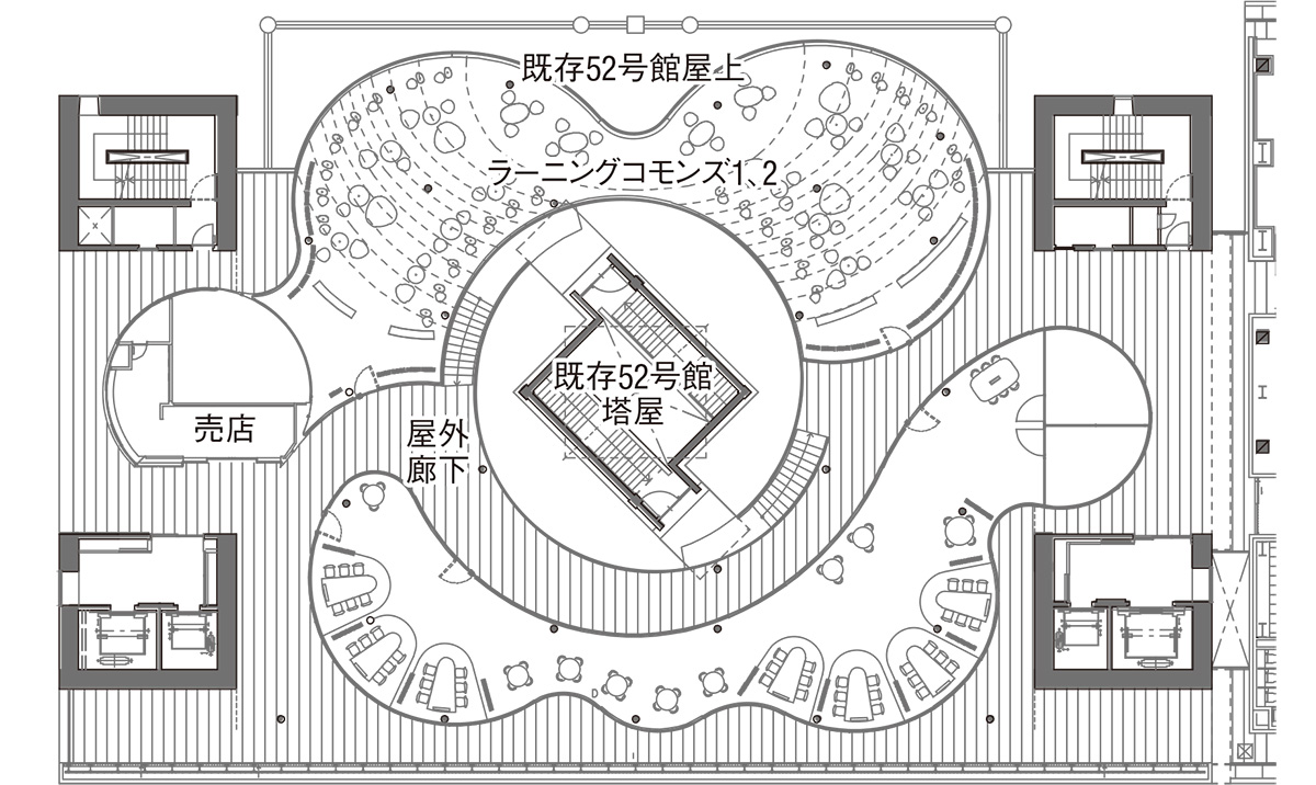 早大理工キャンパスの大再編、既存校舎またいで52号館増築（2ページ目