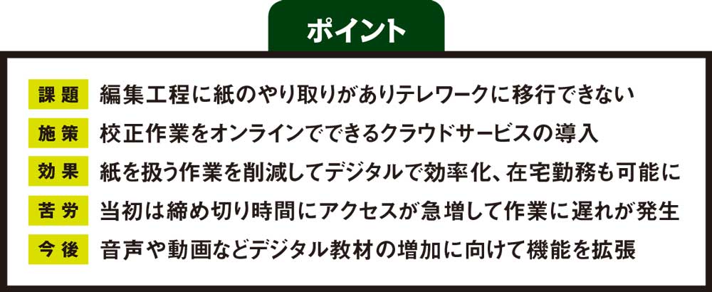 進研ゼミ の編集を完全デジタル化 紙を廃止 千人がオンラインで作業 日経クロステック Xtech