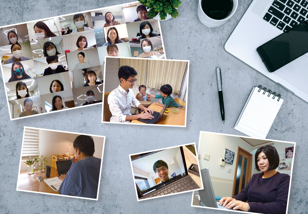 （写真：Getty Images、CG：小川 絢子、写真・画像提供：ランクアップ（左上と右下）、MSD（中央）、三井不動産（下段中）、アフラック生命保険（左下））
