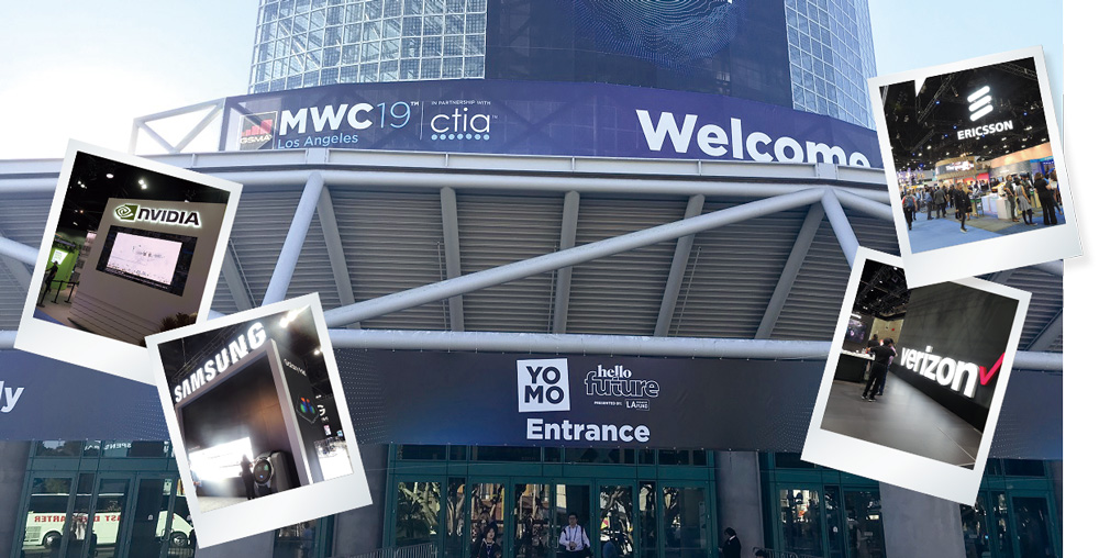 10月22～24日に開催された携帯関連見本市「MWC19ロサンゼルス」の展示会場の様子