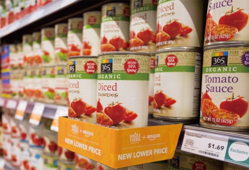 米アマゾン・ドット・コムの買収直後に米食品スーパー、ホールフーズ・マーケットは複数商品を値下げした